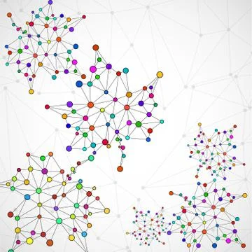 Maple leaf in abstract geometric shape. Vector Stock Illustration