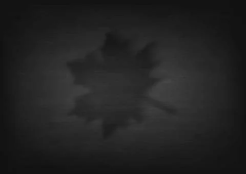 Maple leaf on black chalkboard Maple leaf on black chalkboard. Vector autu... Stock Photos