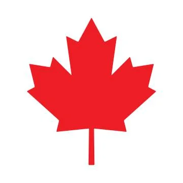Maple leaf canada vector symbol icon design Stock Illustration