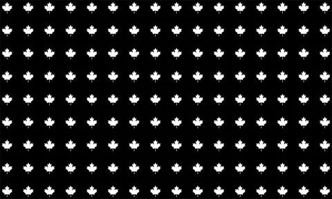 Maple Leaf Motifs Pattern Stock Illustration