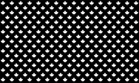 Maple Leaf Motifs Pattern 库存插图