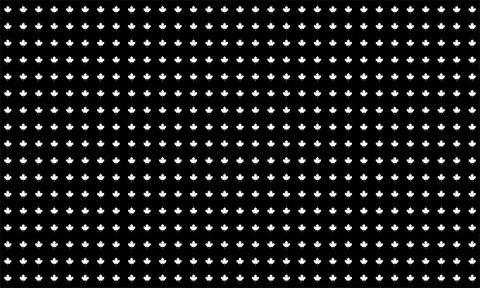 Maple Leaf Motifs Pattern Stockillustratie