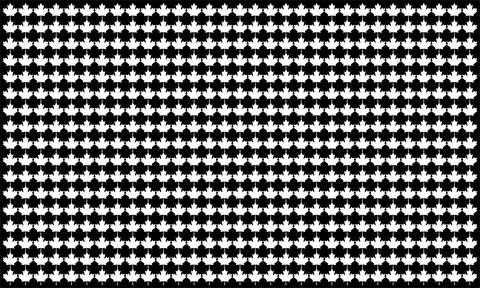 Maple Leaf Motifs Pattern Stock Illustration