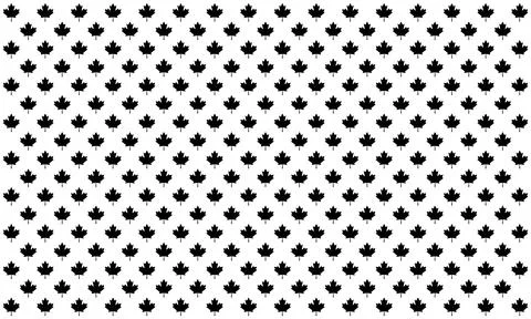 Maple Leaf Motifs Pattern Stockillustratie