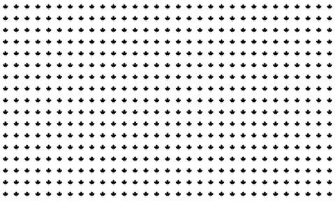 Maple Leaf Motifs Pattern Stock Illustration