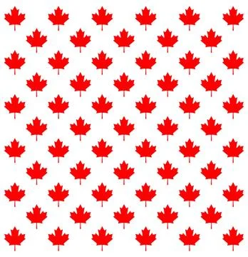Maple Leaf pattern Canada country flag symbol Maple Leaf pattern Copyright... Stock Photos