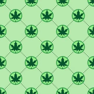 Maple Leaf pattern Stock Illustration