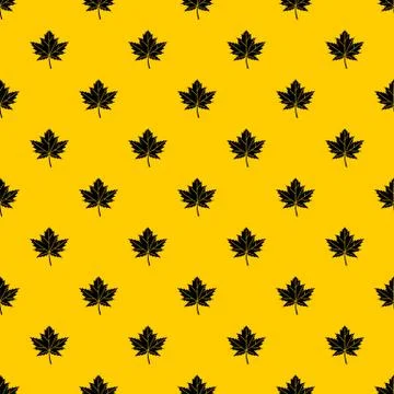 Maple leaf pattern Stock Illustration