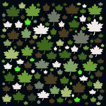 Maple leaf pattern 스톡 일러스트