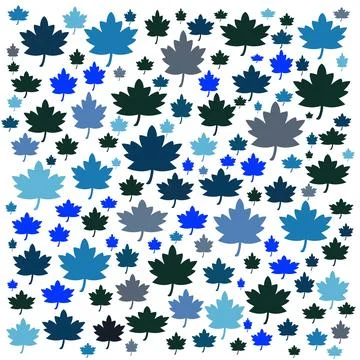Maple leaf pattern 库存插图