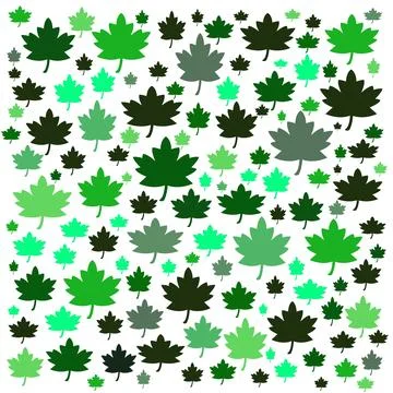 Maple leaf pattern Illustrazione stock