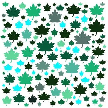 Maple leaf pattern Stockillustratie