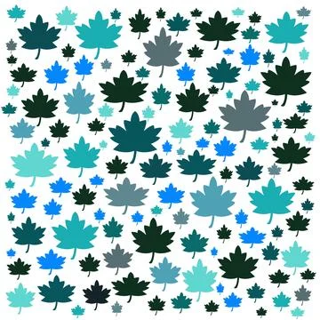 Maple leaf pattern 스톡 일러스트