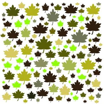 Maple leaf pattern Stockillustratie