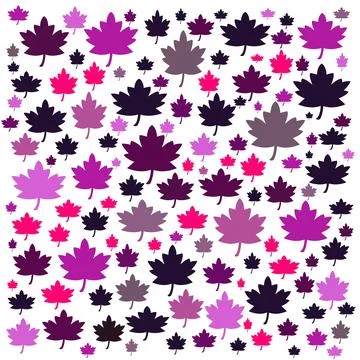 Maple leaf pattern 库存插图