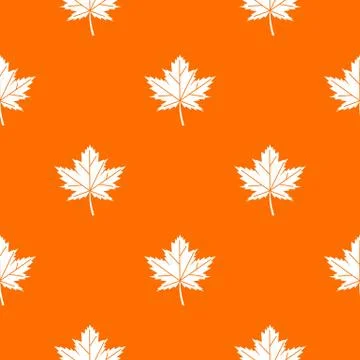 Maple leaf pattern seamless Stockillustratie