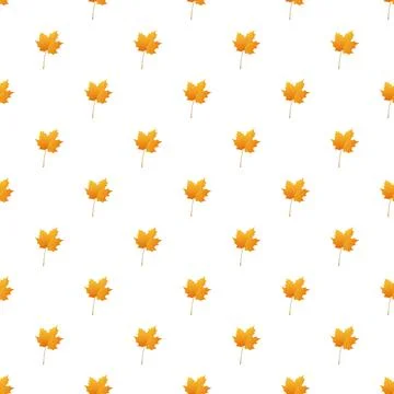Maple leaf pattern seamless Stock Illustration