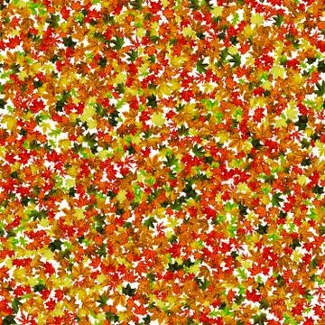 Maple leaf seamless pattern. Colorful maple foliage. Season leaves fall backg Stock Photos