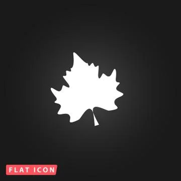 Maple Leaf Silhouette Stock Illustration