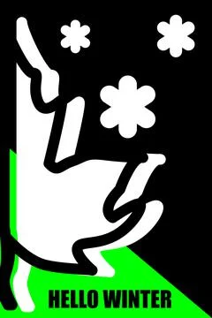 Maple leaf with snow. Winter time print template, background pattern on the 스톡 일러스트