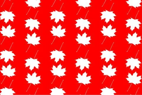 Maple leaf - vector background Stock Illustration