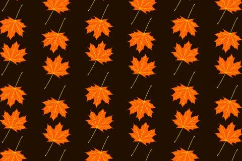 Maple leaf - vector background Stock Illustration