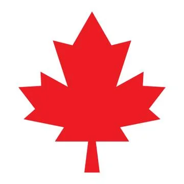 Maple Leaf Vector Icon Stock Illustration