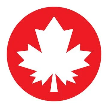 Maple Leaf Vector Icon Stock Illustration