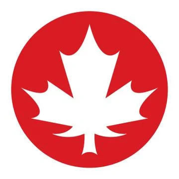 Maple Leaf Vector Icon Stock Illustration