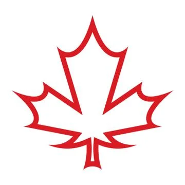 Maple Leaf Vector Icon Stock Illustration