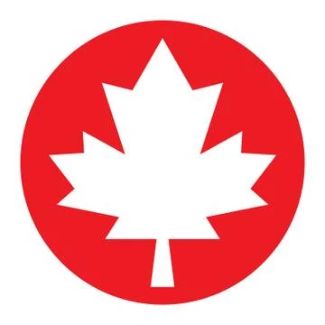 Maple Leaf Vector Icon Stock Illustration
