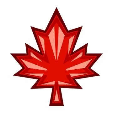 Maple Leaf Vector Icon Stock Illustration