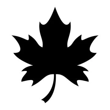 Maple Leaf Vector Icon Stock Illustration