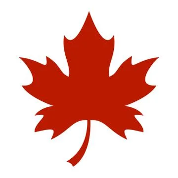 Maple Leaf Vector Icon Stock Illustration