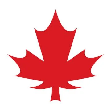 Maple Leaf Vector Icon Stock Illustration