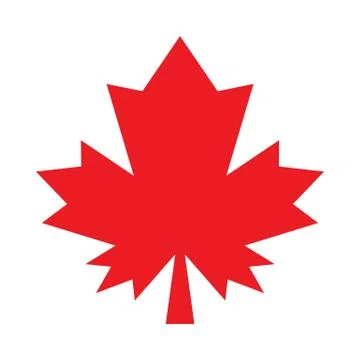 Maple Leaf Vector Icon Stock Illustration