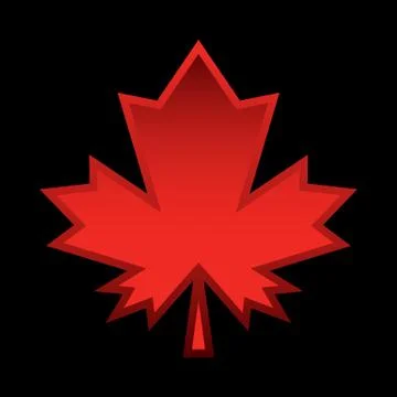 Maple Leaf Vector Icon Stock Illustration
