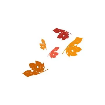 Maple leaf vector illustration design template Illustrazione stock