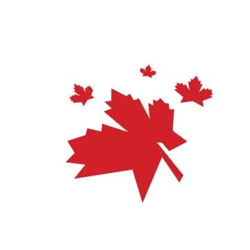 Maple leaf vector illustration Illustrazione stock