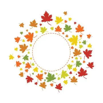 Maple leaf vector illustration 스톡 일러스트