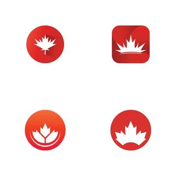 Maple leaf vector illustration Stock Illustration