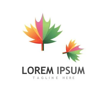 Maple leaf vector illustration Illustrazione stock