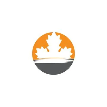 Maple leaf vector illustration Illustrazione stock