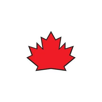 Maple leaf vector illustration Illustrazione stock