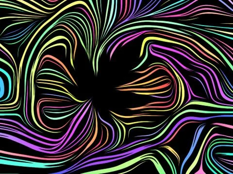Maple Leaf Woodcut Stock Illustration