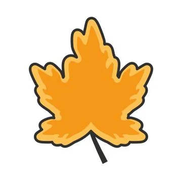 Maple leafs autumn pattern background Illustrazione stock