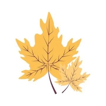 Maple leafs autumn pattern background Stock Illustration