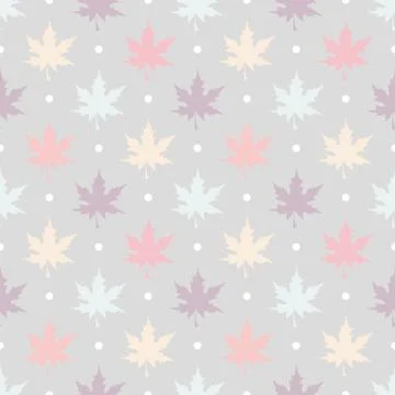Maple Leaves pattern Illustrazione stock
