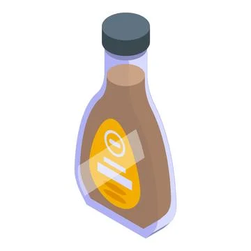 Maple nectar vessel icon isometric vector. Maple syrup production Stock Illustration