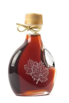 Maple Syrup Bottle Stock Photos